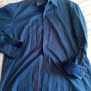 Robert Graham Paisley Shirt Size L